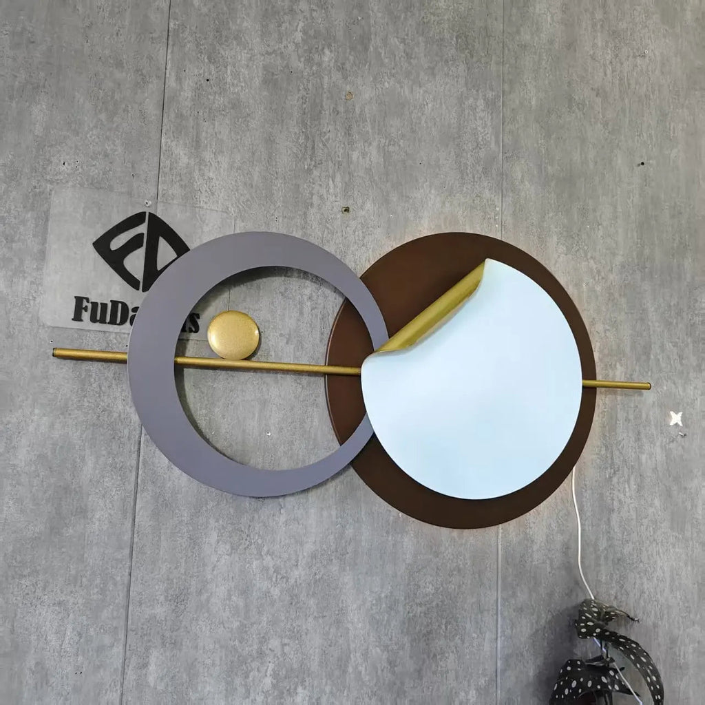 100X50CM Sans lumière Tenture murale Décoration d'art à la maison Nordique Fond de canapé simple Fer Décoration de salon Dropshipping DDP - Moon & Wall