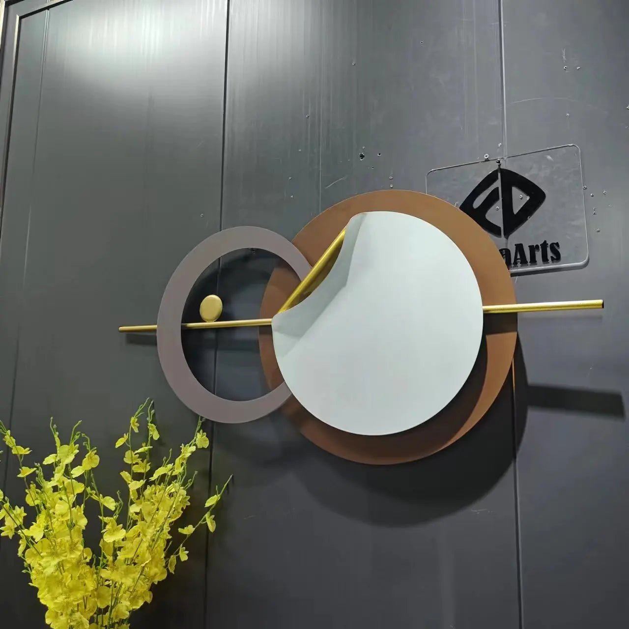 100X50CM Sans lumière Tenture murale Décoration d'art à la maison Nordique Fond de canapé simple Fer Décoration de salon Dropshipping DDP - Moon & Wall