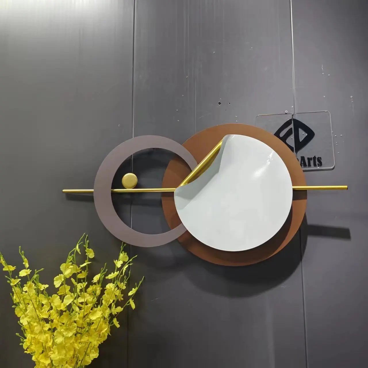 100X50CM Sans lumière Tenture murale Décoration d'art à la maison Nordique Fond de canapé simple Fer Décoration de salon Dropshipping DDP - Moon & Wall