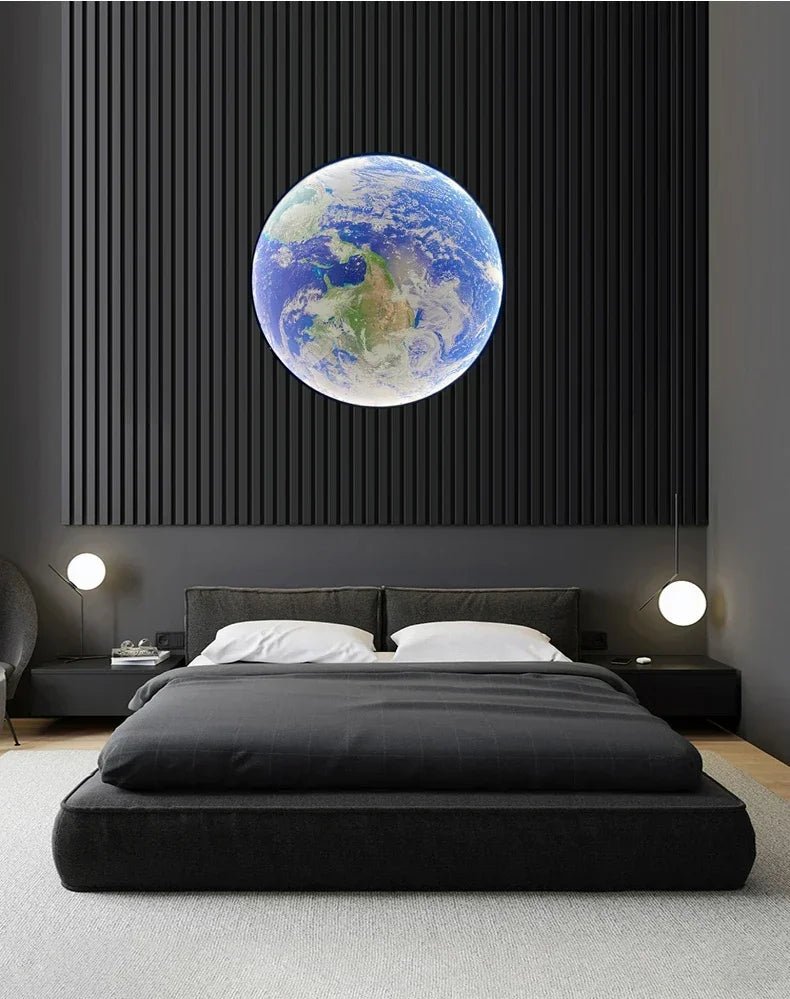 Applique murale LED moderne Lune Éclairage d’intérieur pour chambre à coucher Salon Salon Décoration de la maison Appliques murales Allée Couloir Appliques murales - Moon & Wall