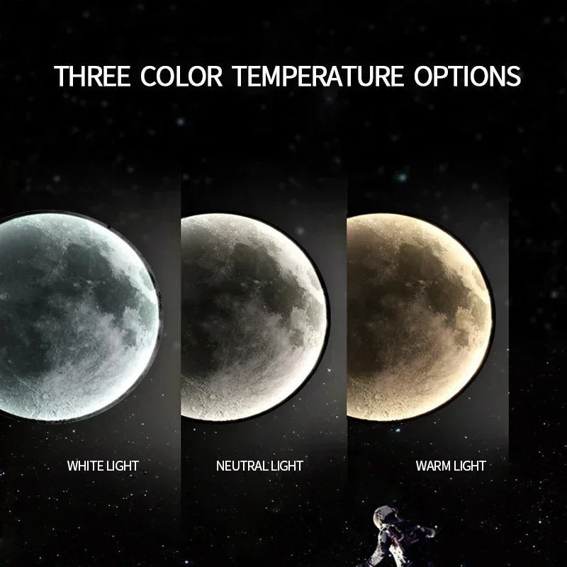 Applique murale LED moderne Lune Éclairage d’intérieur pour chambre à coucher Salon Salon Décoration de la maison Appliques murales Allée Couloir Appliques murales - Moon & Wall