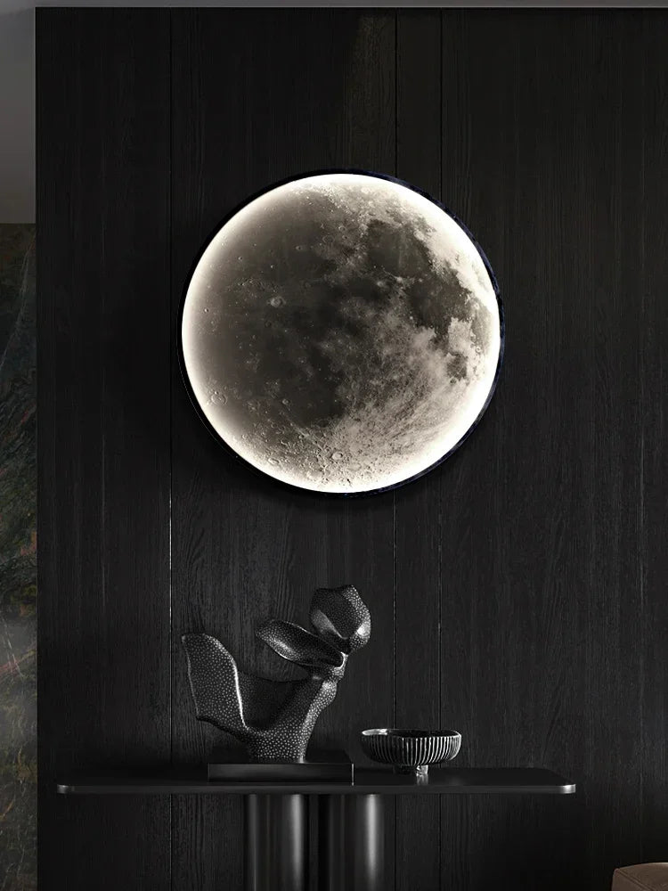 Applique murale LED moderne Lune Éclairage d’intérieur pour chambre à coucher Salon Salon Décoration de la maison Appliques murales Allée Couloir Appliques murales - Moon & Wall