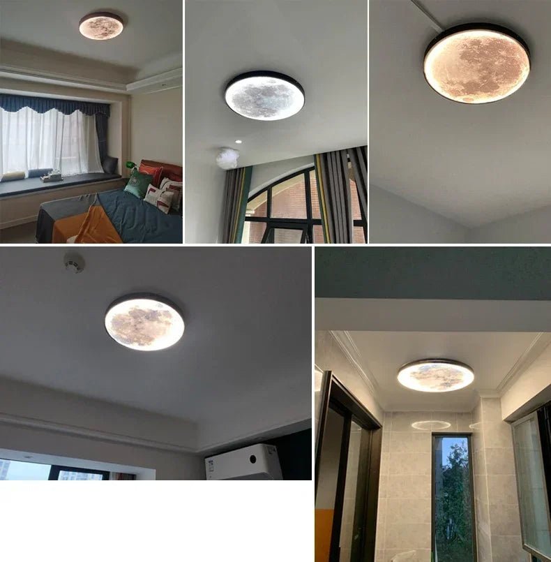 Applique murale LED moderne Lune Éclairage d’intérieur pour chambre à coucher Salon Salon Décoration de la maison Appliques murales Allée Couloir Appliques murales - Moon & Wall