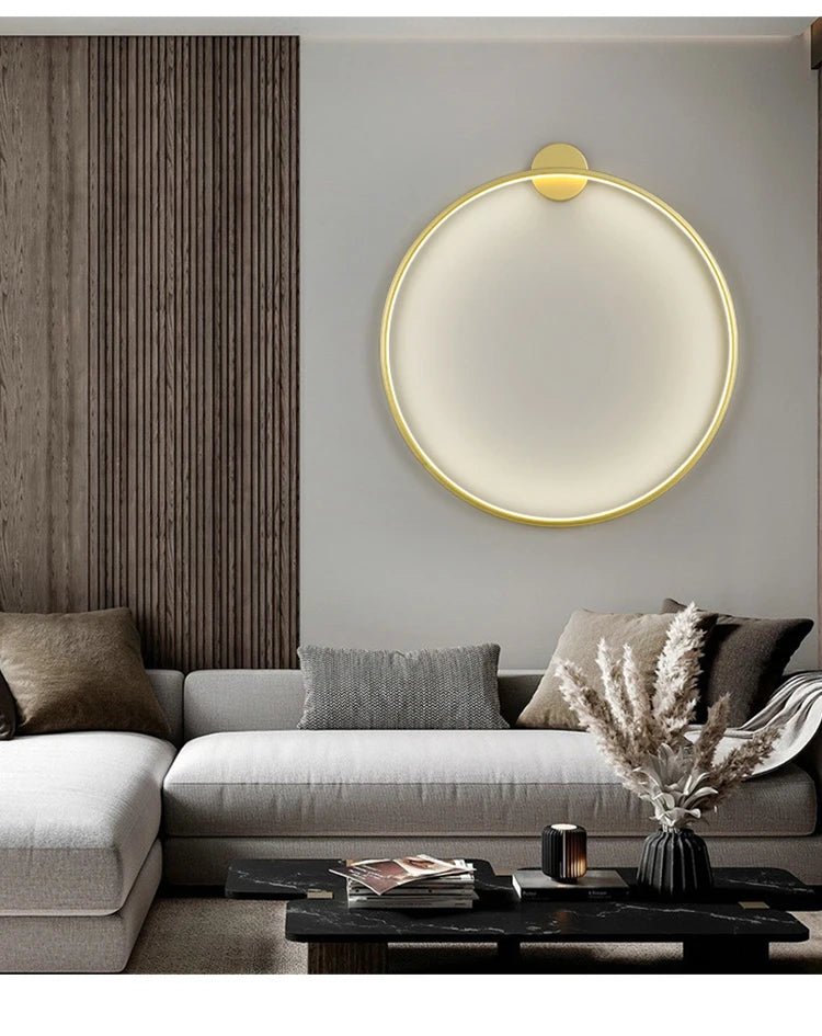 Applique murale LED Moon - Lampe d’intérieur décorative pour chambre à coucher, salon ou couloir - Moon & Wall