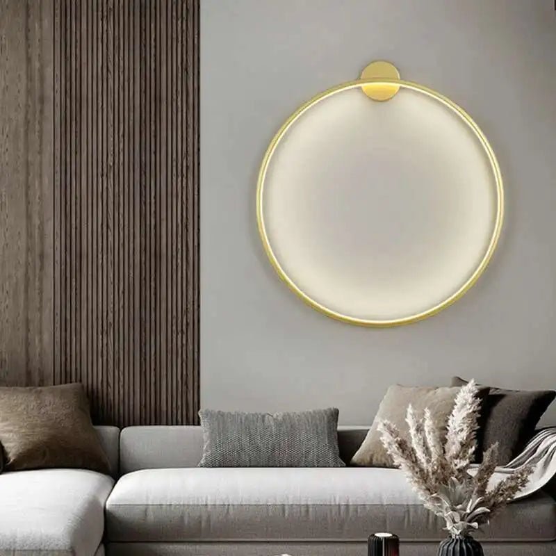 Applique murale LED Moon - Lampe d’intérieur décorative pour chambre à coucher, salon ou couloir - Moon & Wall
