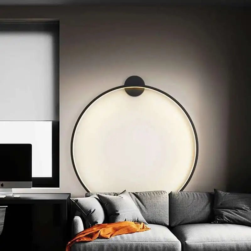 Applique murale LED Moon - Lampe d’intérieur décorative pour chambre à coucher, salon ou couloir - Moon & Wall