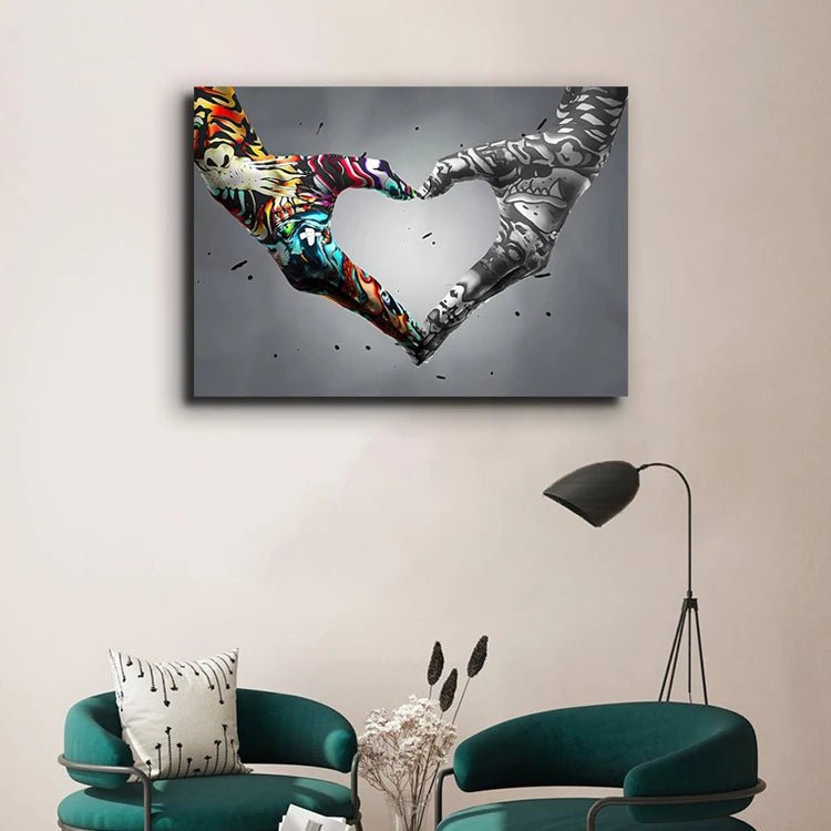 Art abstrait de haute qualité Impression murale Peinture Impression Peintures sur toile pour la décoration de la maison - Moon & Wall