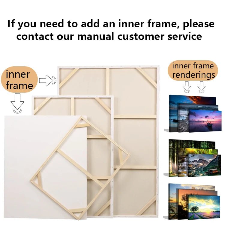 Art abstrait de haute qualité Impression murale Peinture Impression Peintures sur toile pour la décoration de la maison - Moon & Wall