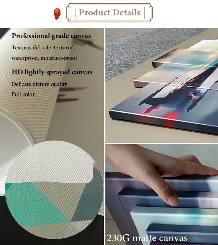 Art abstrait de haute qualité Impression murale Peinture Impression Peintures sur toile pour la décoration de la maison - Moon & Wall