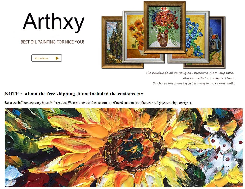 Arthyx Hand - Painted Abstract Sea Wave Oil Painting – Modern Textured Seascape Canvas for Home Decor - Moon & Wall