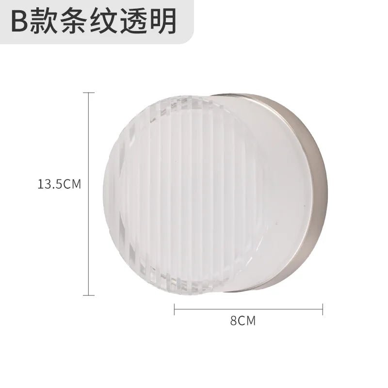 Couloir Allée de chevet Applique murale de fond décoratif rond Applique murale d'entrée en acrylique Lumière murale de fond - Moon & Wall