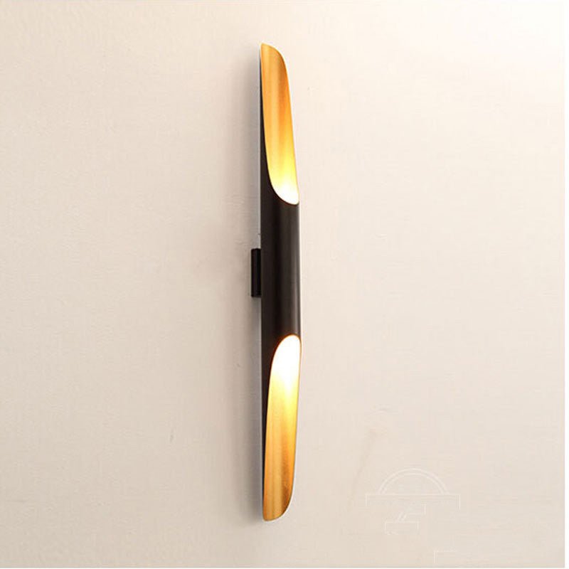 Creative Restaurant TV Wall Bamboo Tube Wall Lamp Retro - Moon & Wall