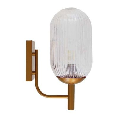 Dewdrop Wall Lamp - Bronze And Clear - Moon & Wall