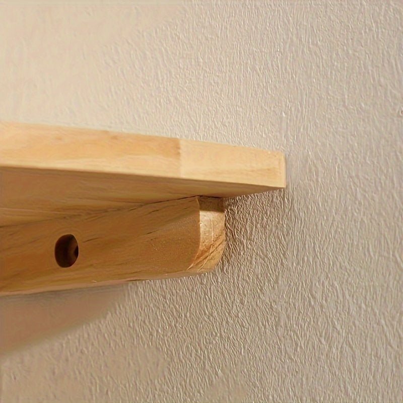 Étagère murale d'angle en bois de style bohème, étagères flottantes rustiques pour salon, chambre à coucher, salle de bain, cuisine, unités d'affichage murales, design Live Edge, polyvalent pour plusieurs types de piè - Moon & Wall