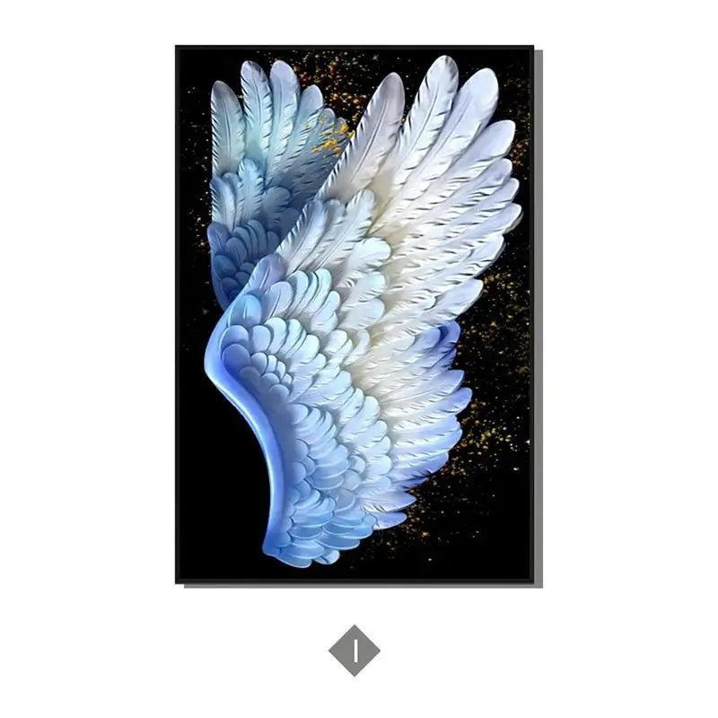 Feuilles de feuilles noires et d'or abstraites de luxe Art de la toile Affiche de plantes modernes pour la décoration murale du salon - Moon & Wall