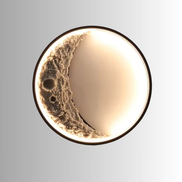 Living Room Bedroom Moon Wall Lamp Background Wall Decorative Lamp - Moon & Wall