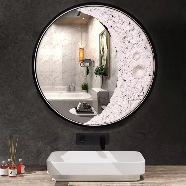 Living Room Bedroom Moon Wall Lamp Background Wall Decorative Lamp - Moon & Wall