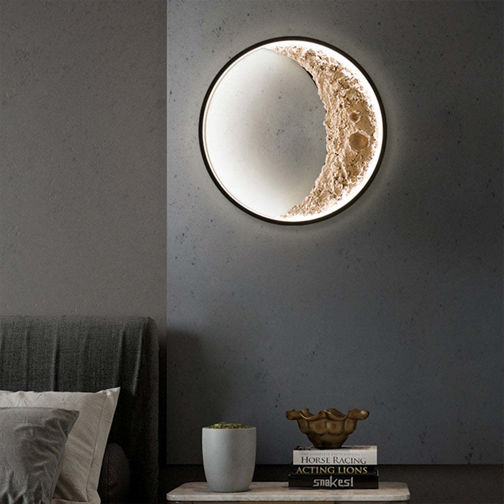 Living Room Bedroom Moon Wall Lamp Background Wall Decorative Lamp - Moon & Wall