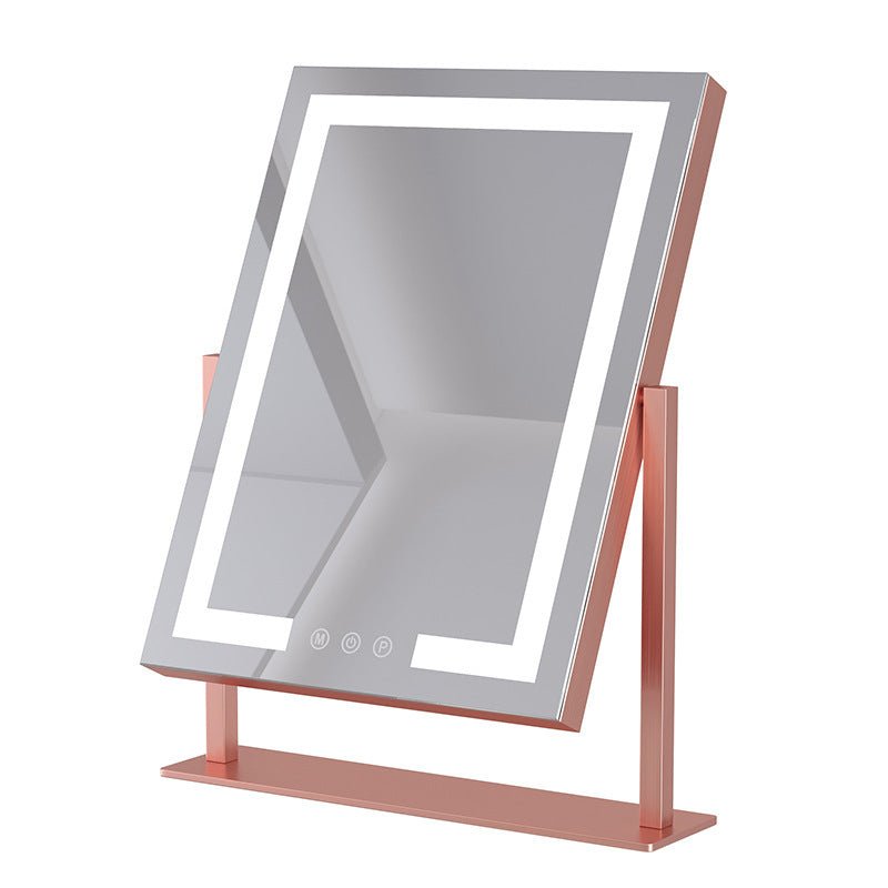 Miroir de maquillage à lumière LED de bureau - Moon & Wall