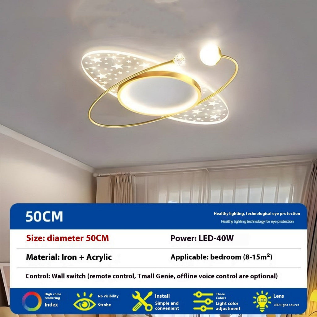 Modern And Minimalist Living Room Main Light - Moon & Wall