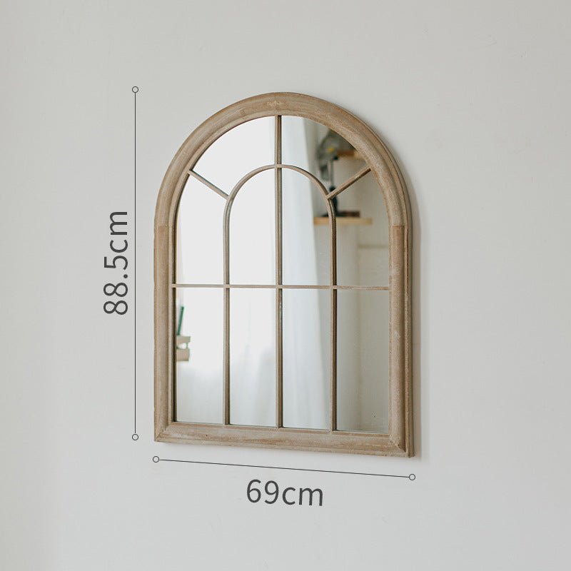 Retro False Window Decoration French Wall Mirror Landing - Moon & Wall